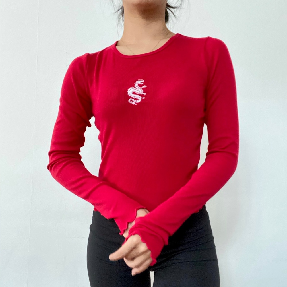 Hollister Red Crop Top